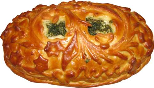 Пирог с кроликом и грибами