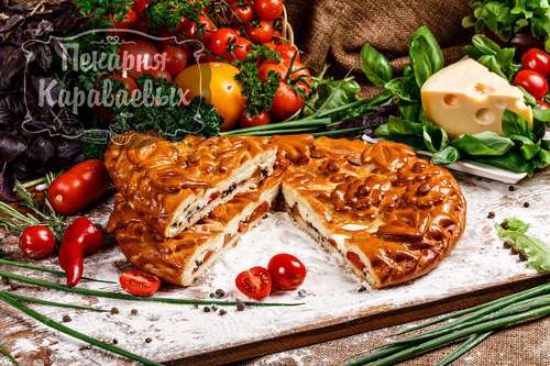 Пирог с томатами и сыром 1500 г.