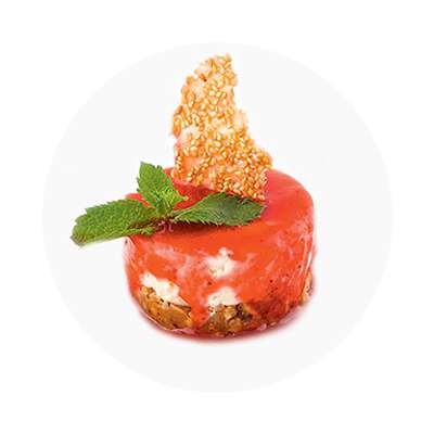 Чизкейк с клубникой 1/160/8