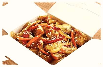 Wok со Стеклянной Лапшой и Овощами 320 гр.