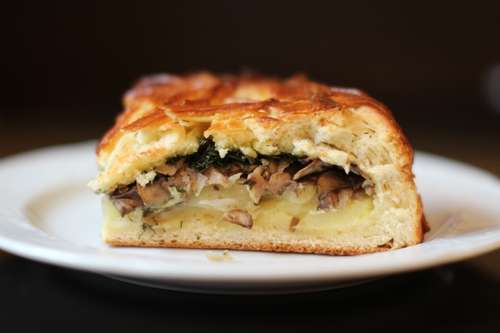 Пирог с картофелем и грибами 500 г