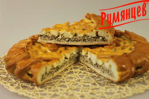 Пирог с курицей и грибами 1200 г