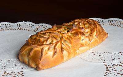 Пирог с кроликом и грибами 500 г.