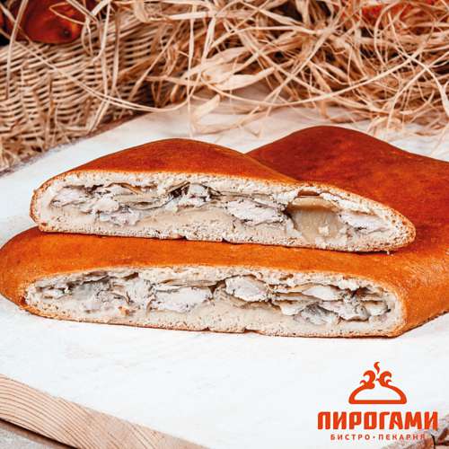 Пирог с курицей и картофелем