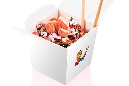Wok Соба с морепродуктами, 270 гр.