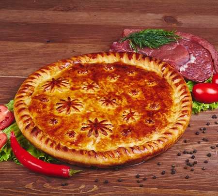 Русский пирог с мясом 1000 гр