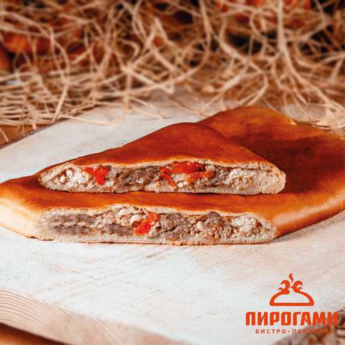 Пирог мясной с овощами