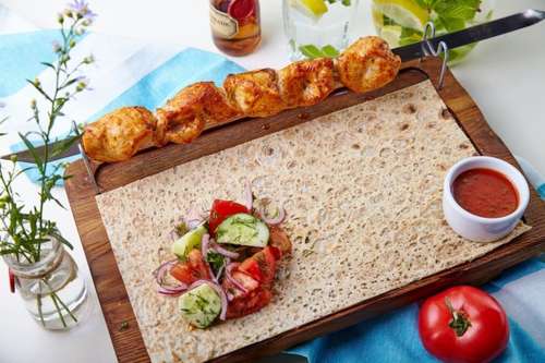 Шашлык из куриного филе