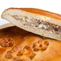 Сдобный пирог с капустой и яйцом 2 кг 2000 г.