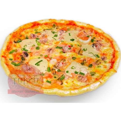 Пицца с морепродуктами 600 г.