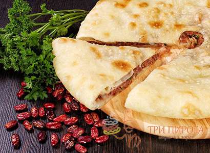 Постный пирог с фасолью и орехами (хадурджин) 800 гр