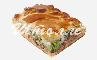 Пирог с брокколли и кетой 1 кг