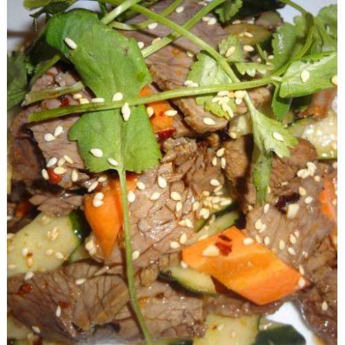 Салат говядина с овощами- 0,350 гр.