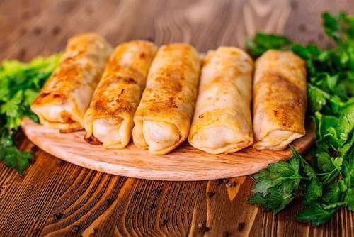 Блины с мясом 0.09 кг.