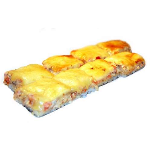 Суши пицца с курицей