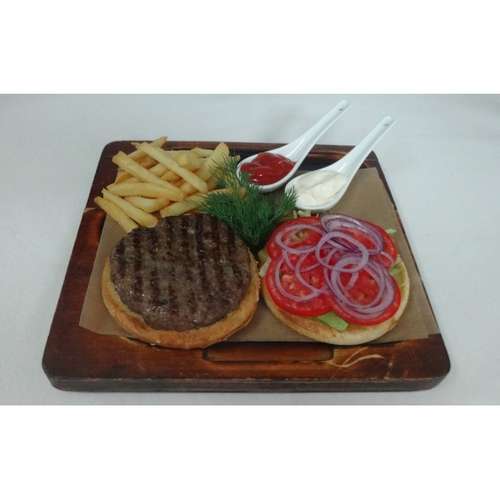 Бургер ПивасЪ мясной, 200/100/30/30 гр.