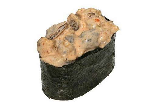 Суши с копчеными мидиями 10/20 г