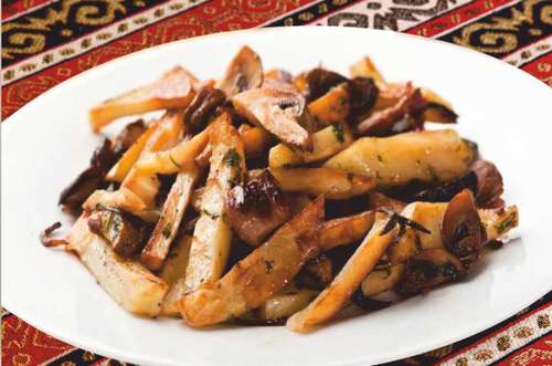 Картофель жареный с грибами 160 гр.