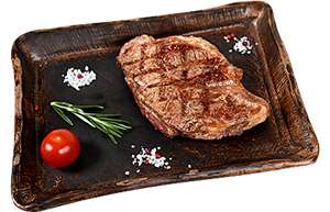 Стриплойн стейк (зерно) 200 г сырой 255 гр.