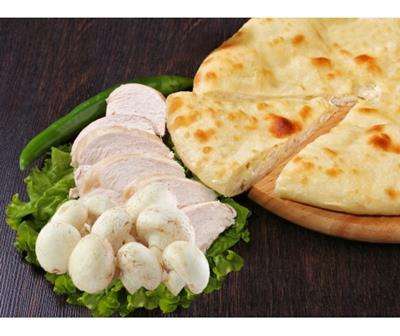 Пирог с курицей и грибами 32 см.