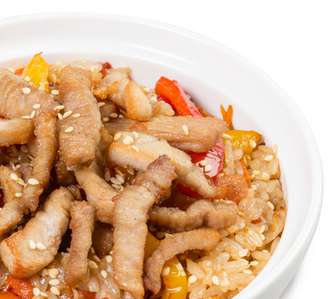 Wok на Рисе со Свининой и Овощами 350 гр.
