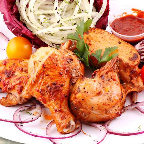 Шашлык из курицы (на косточке) 210 грамм