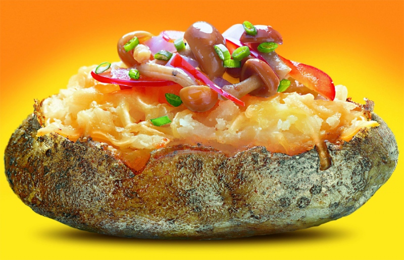 Печеная картошка